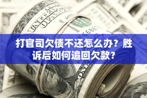 武汉打官司欠债不还怎么办？胜诉后如何追回欠款？