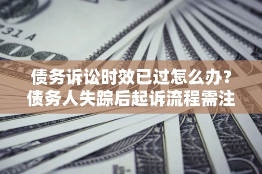 武汉债务诉讼时效已过怎么办？债务人失踪后起诉流程需注意什么？