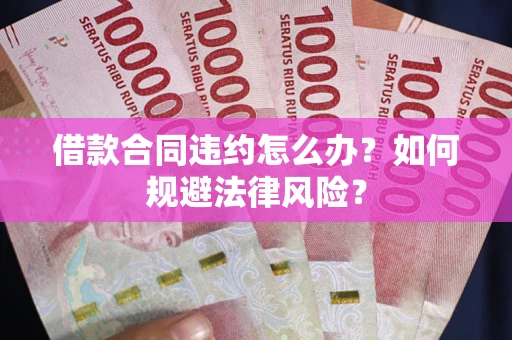 武汉借款合同违约怎么办？如何规避法律风险？